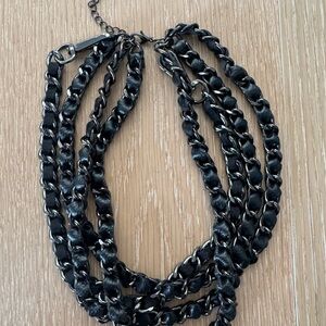 Elegant Black Chain Necklace